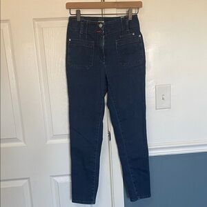 Maeve Anthropologie High Rise Navy Women's Jeans